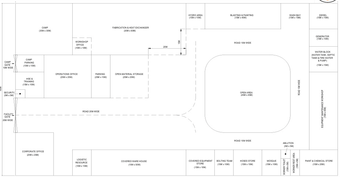 IIC Jubail facility layout
